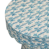 TOV Lady Blue Ribbon Capiz Shell Side Table