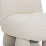 TOV Stomp Cream Upcycled Chenille Accent Chair