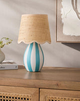 Livabliss Melbu MLB-026 14"H x 8"W x 8"D Table Lighting