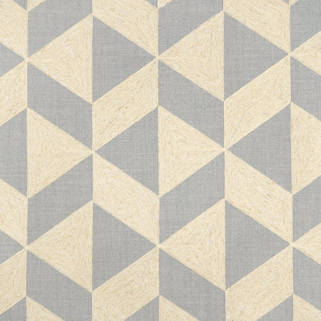 Maxwell PLANES #543 CHAMBRAY Drapery Fabric