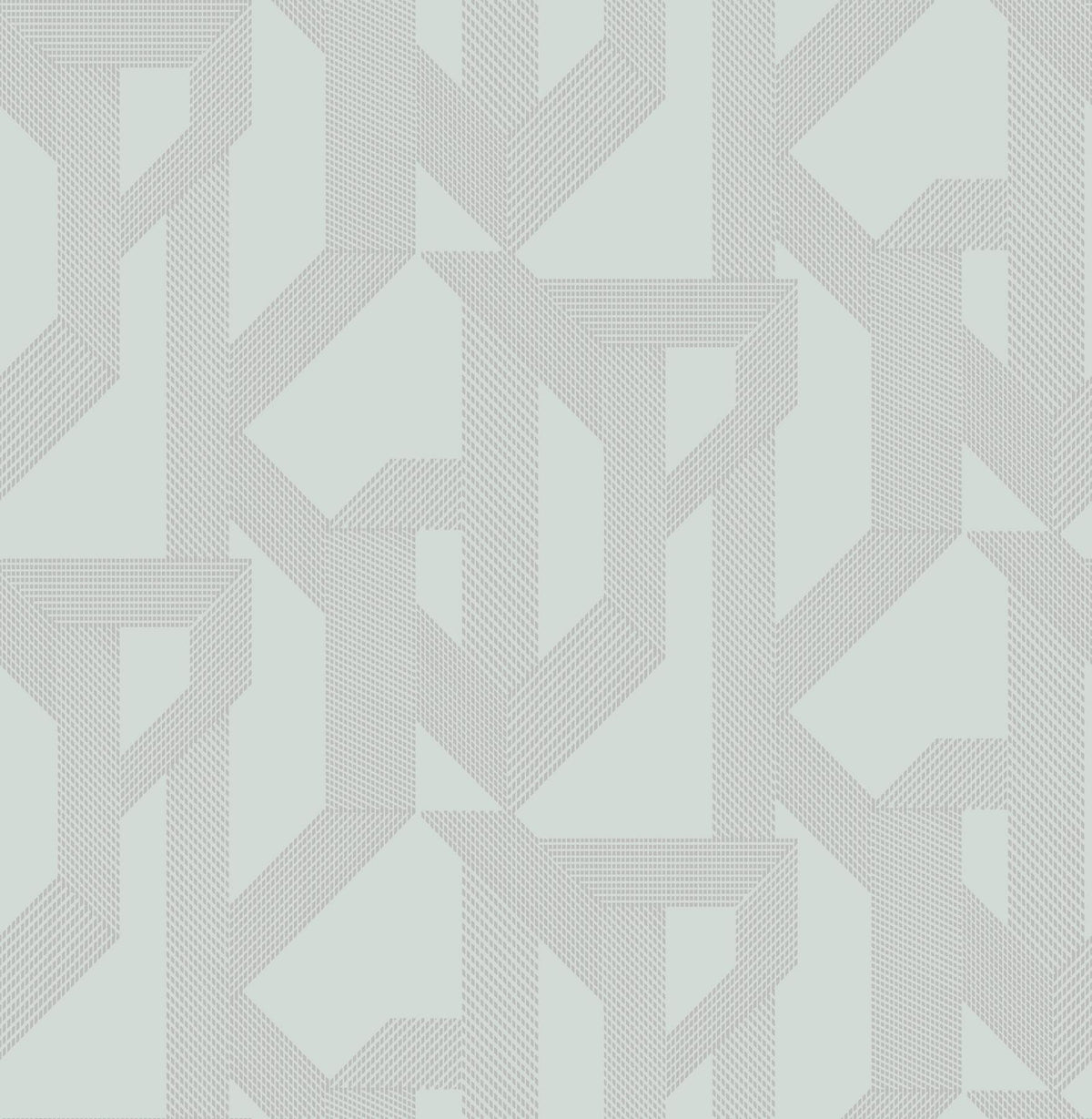 A-Street Prints Franz Light Blue Geometric Wallpaper