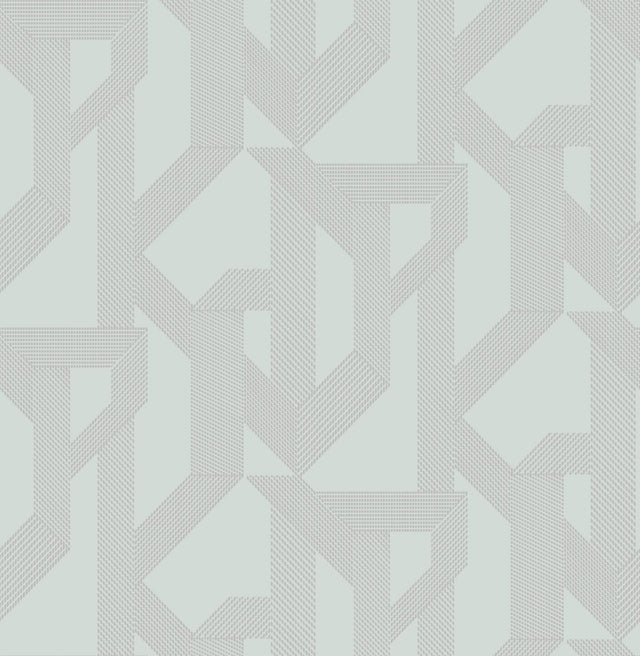 A-Street Prints Franz Light Blue Geometric Wallpaper