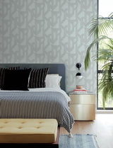 A-Street Prints Franz Light Blue Geometric Wallpaper