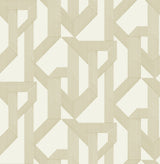 A-Street Prints Franz Gold Geometric Wallpaper