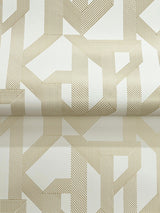 A-Street Prints Franz Gold Geometric Wallpaper