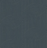 A-Street Prints Braddock Teal Rhythmic Flow Wallpaper