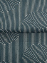 A-Street Prints Braddock Teal Rhythmic Flow Wallpaper