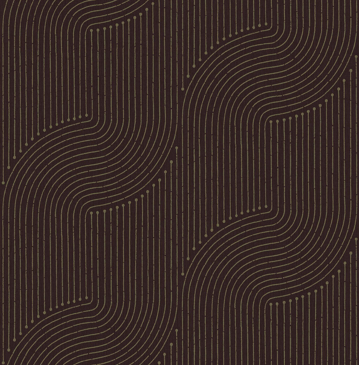 A-Street Prints Braddock Merlot Rhythmic Flow Wallpaper