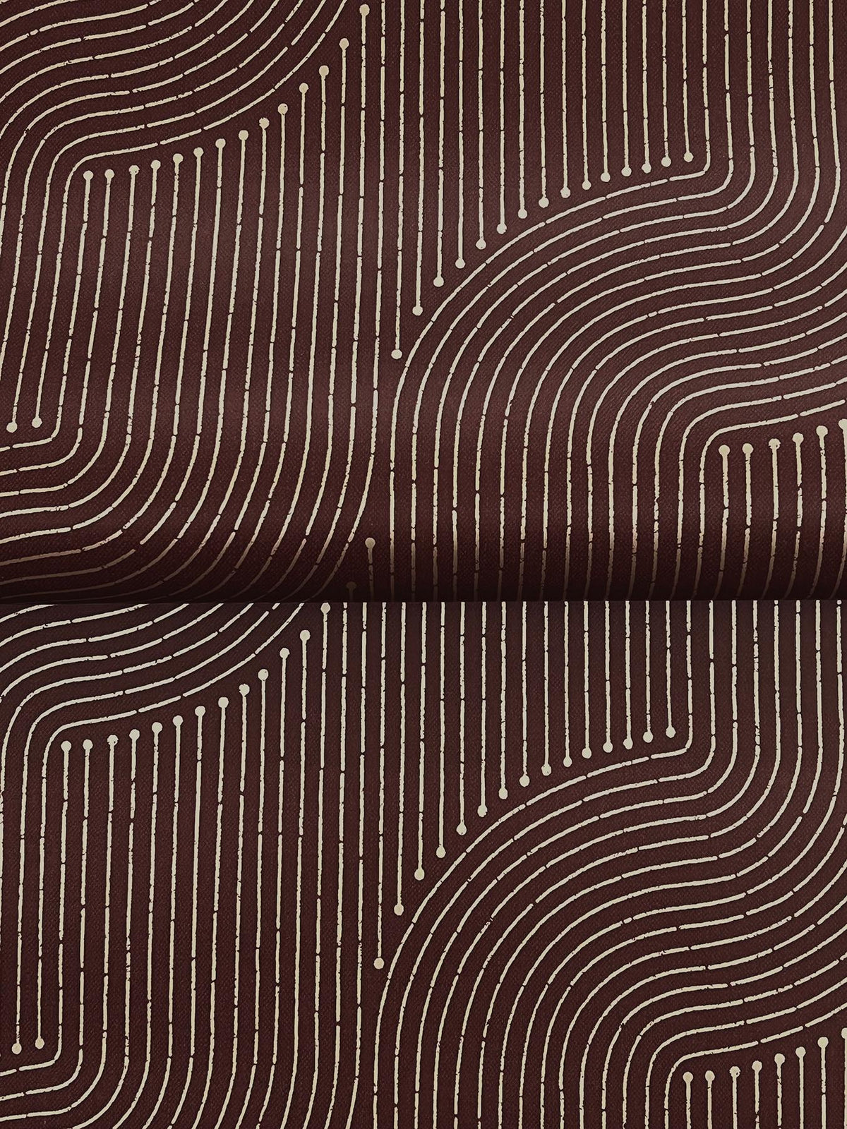 A-Street Prints Braddock Merlot Rhythmic Flow Wallpaper