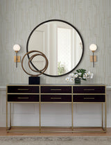 A-Street Prints Anson Taupe Deco Detailing Wallpaper