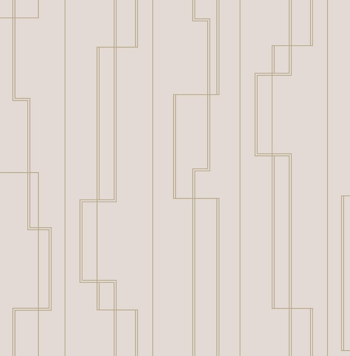 A-Street Prints Anson Blush Deco Detailing Wallpaper