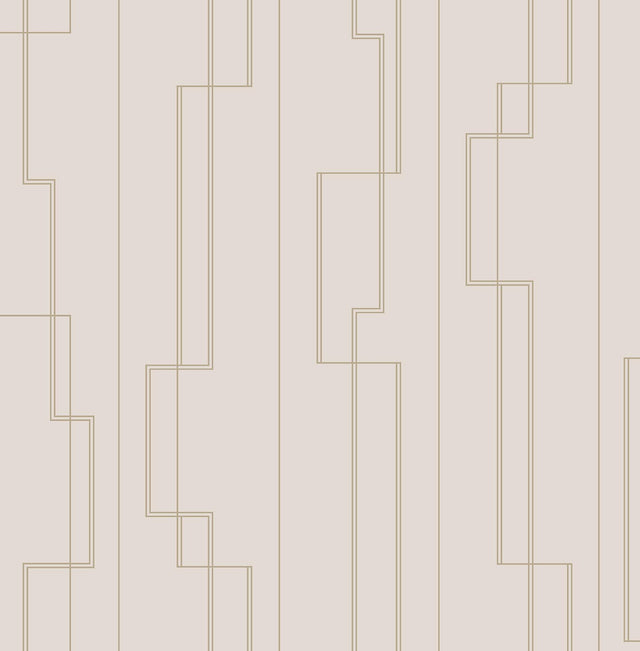 A-Street Prints Anson Blush Deco Detailing Wallpaper