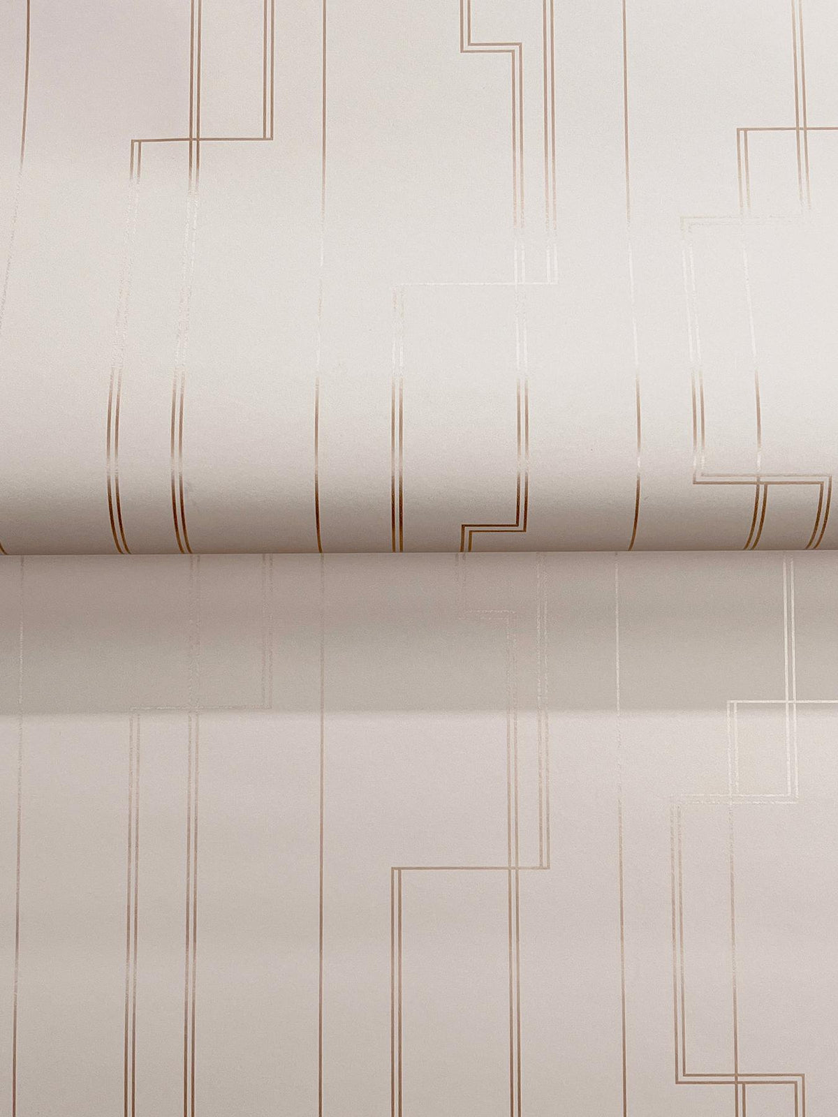 A-Street Prints Anson Blush Deco Detailing Wallpaper