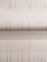 A-Street Prints Anson Blush Deco Detailing Wallpaper