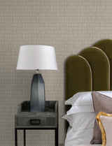 A-Street Prints Collis Neutral Squiggle Stripe Wallpaper