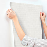 A-Street Prints Collis Dove Squiggle Stripe Wallpaper