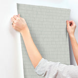 A-Street Prints Collis Green Squiggle Stripe Wallpaper
