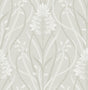 A-Street Prints Rosalind Dove Iris Damask Wallpaper