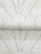 A-Street Prints Rosalind Dove Iris Damask Wallpaper