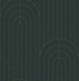 A-Street Prints Declan Teal Textured Arches Wallpaper