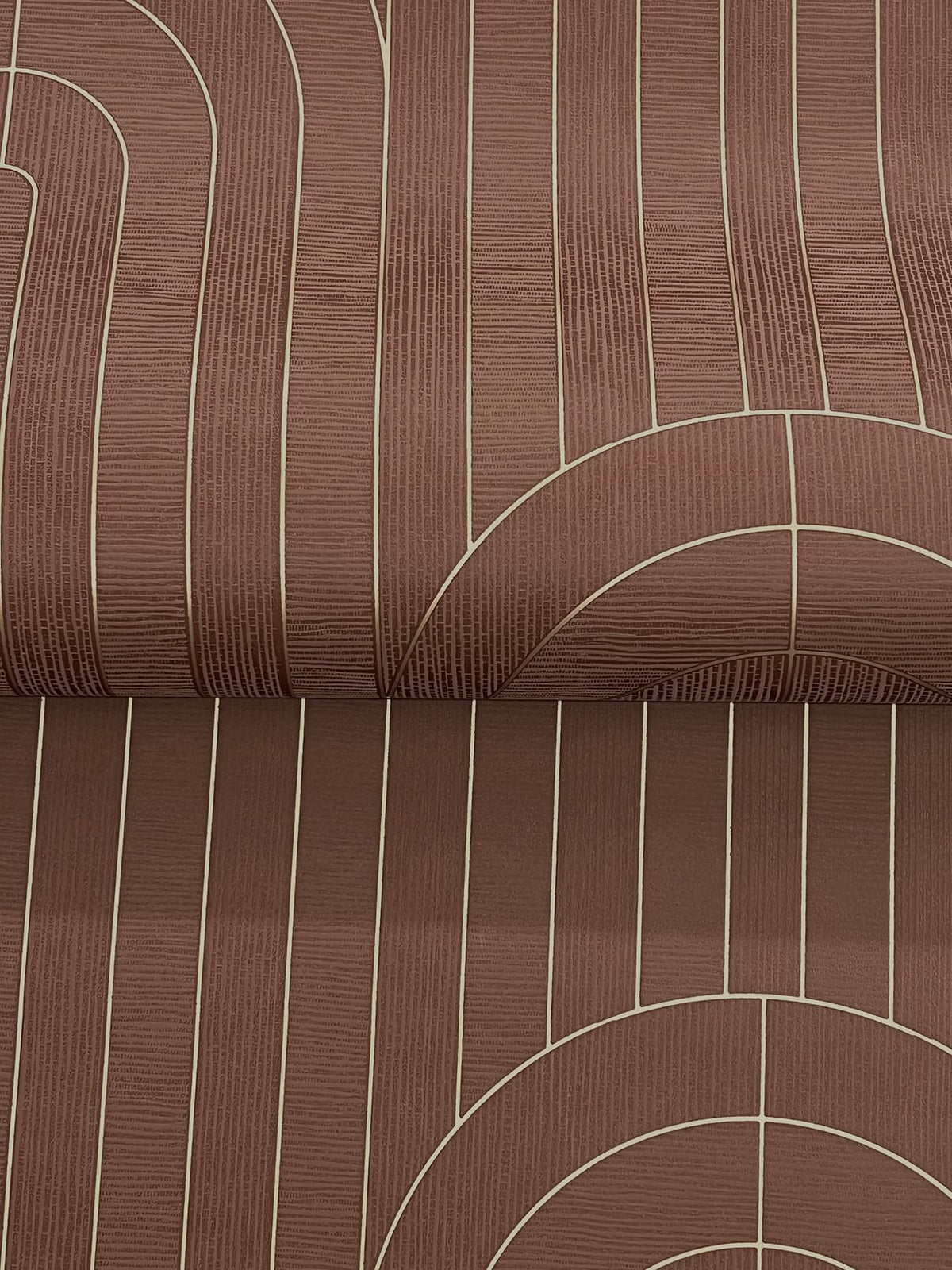 A-Street Prints Declan Maroon Textured Arches Wallpaper