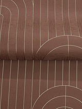A-Street Prints Declan Maroon Textured Arches Wallpaper
