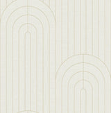 A-Street Prints Declan Ivory Textured Arches Wallpaper