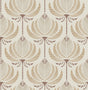 A-Street Prints Ferrenby Apricot Floral Fan Wallpaper