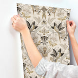 A-Street Prints Bernadette Black Garden Wilderness Wallpaper