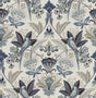 A-Street Prints Bernadette Blue Garden Wilderness Wallpaper