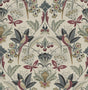 A-Street Prints Bernadette Merlot Garden Wilderness Wallpaper