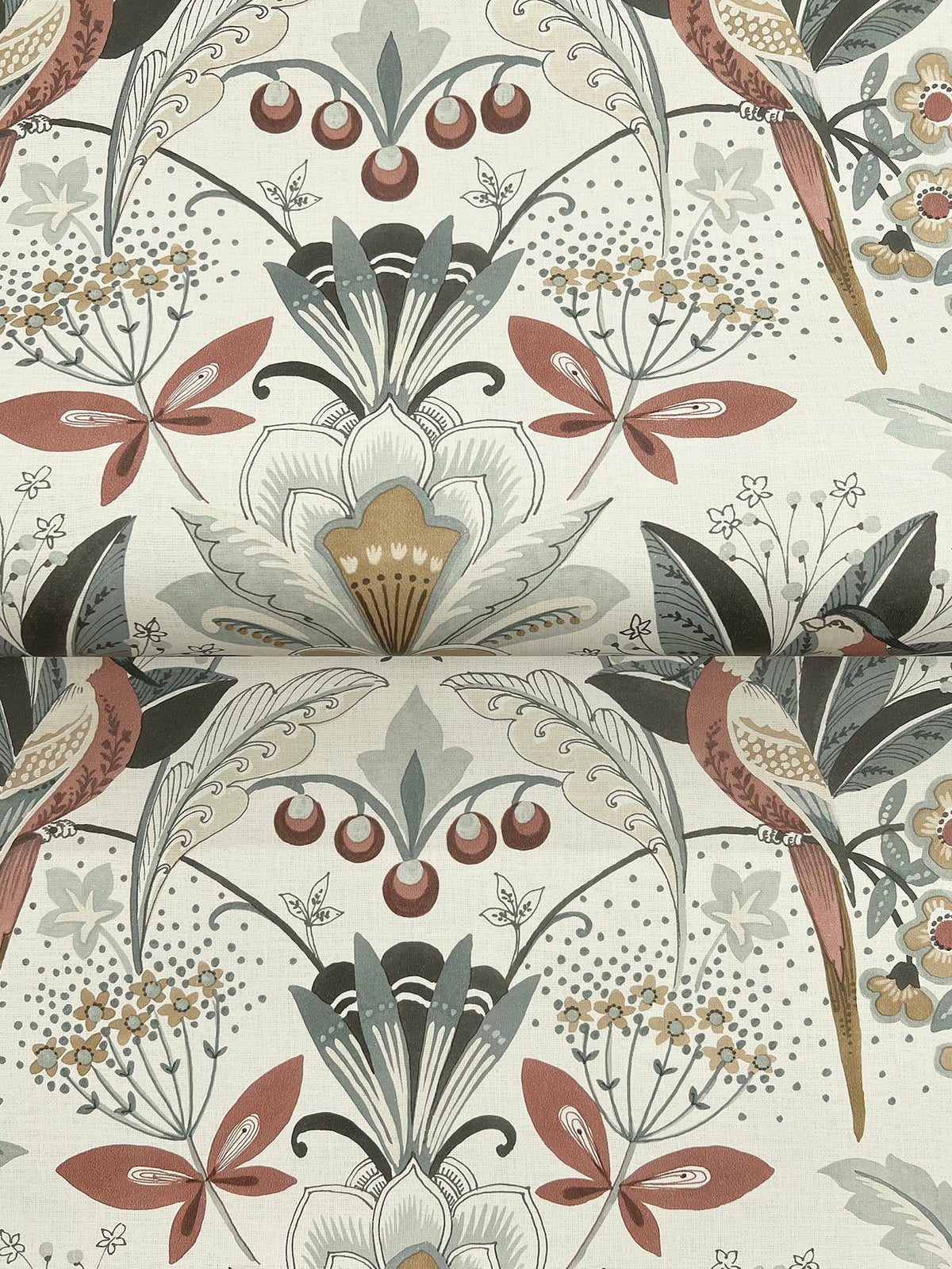 A-Street Prints Bernadette Rose Garden Wilderness Wallpaper
