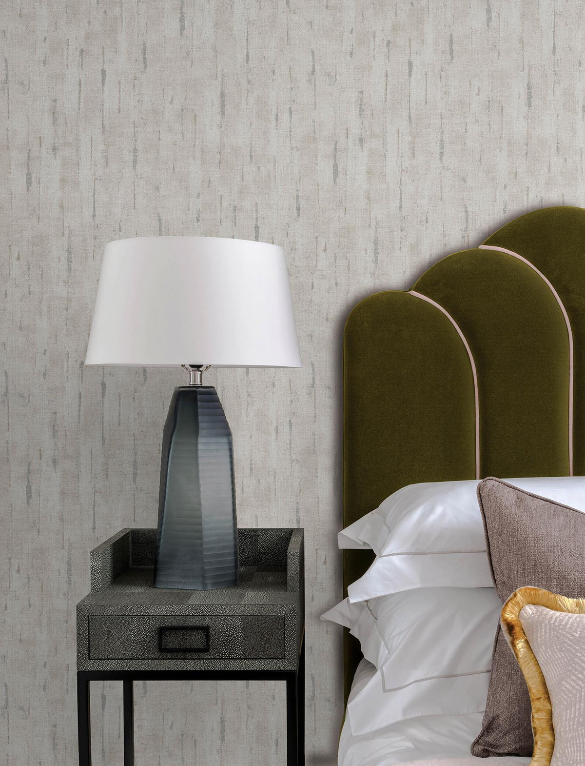 A-Street Prints Minna Stone Textured Wallpaper