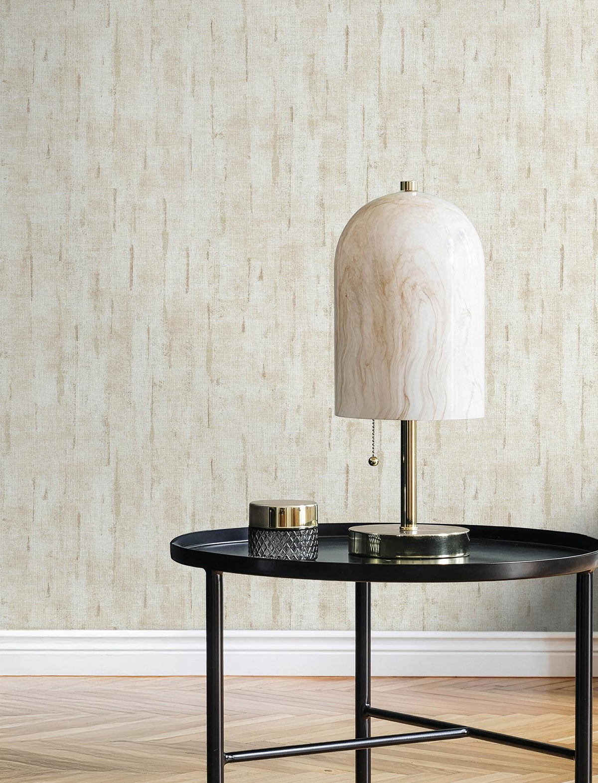 A-Street Prints Minna Blush Textured Wallpaper
