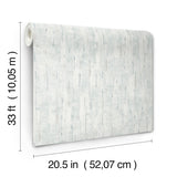 A-Street Prints Minna Sky Blue Textured Wallpaper