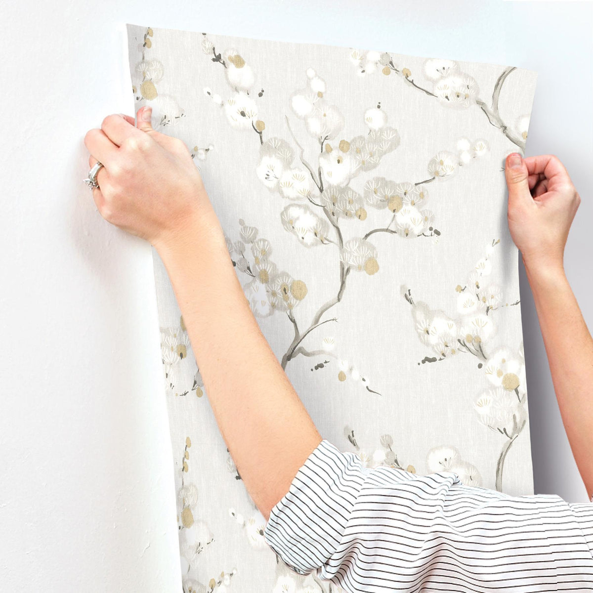 A-Street Prints Bliss Honey Blossom Wallpaper