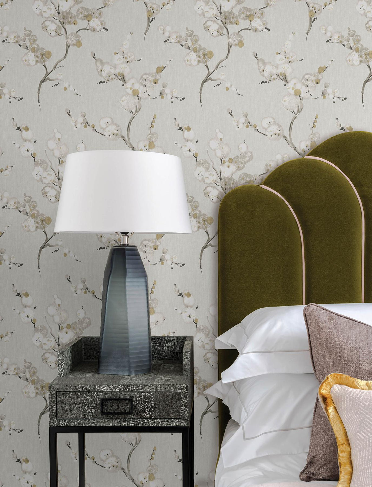 A-Street Prints Bliss Honey Blossom Wallpaper