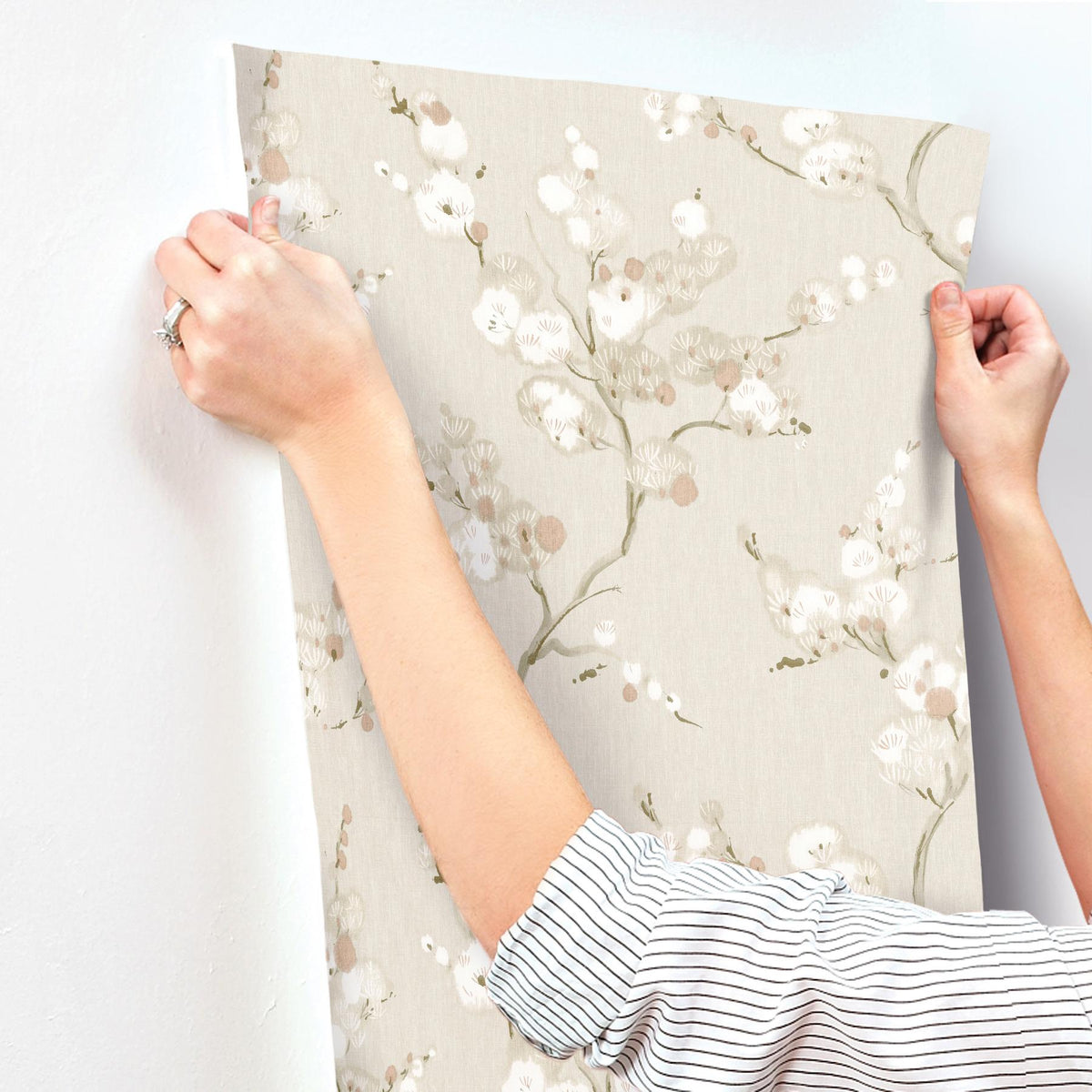 A-Street Prints Bliss Rose Blossom Wallpaper