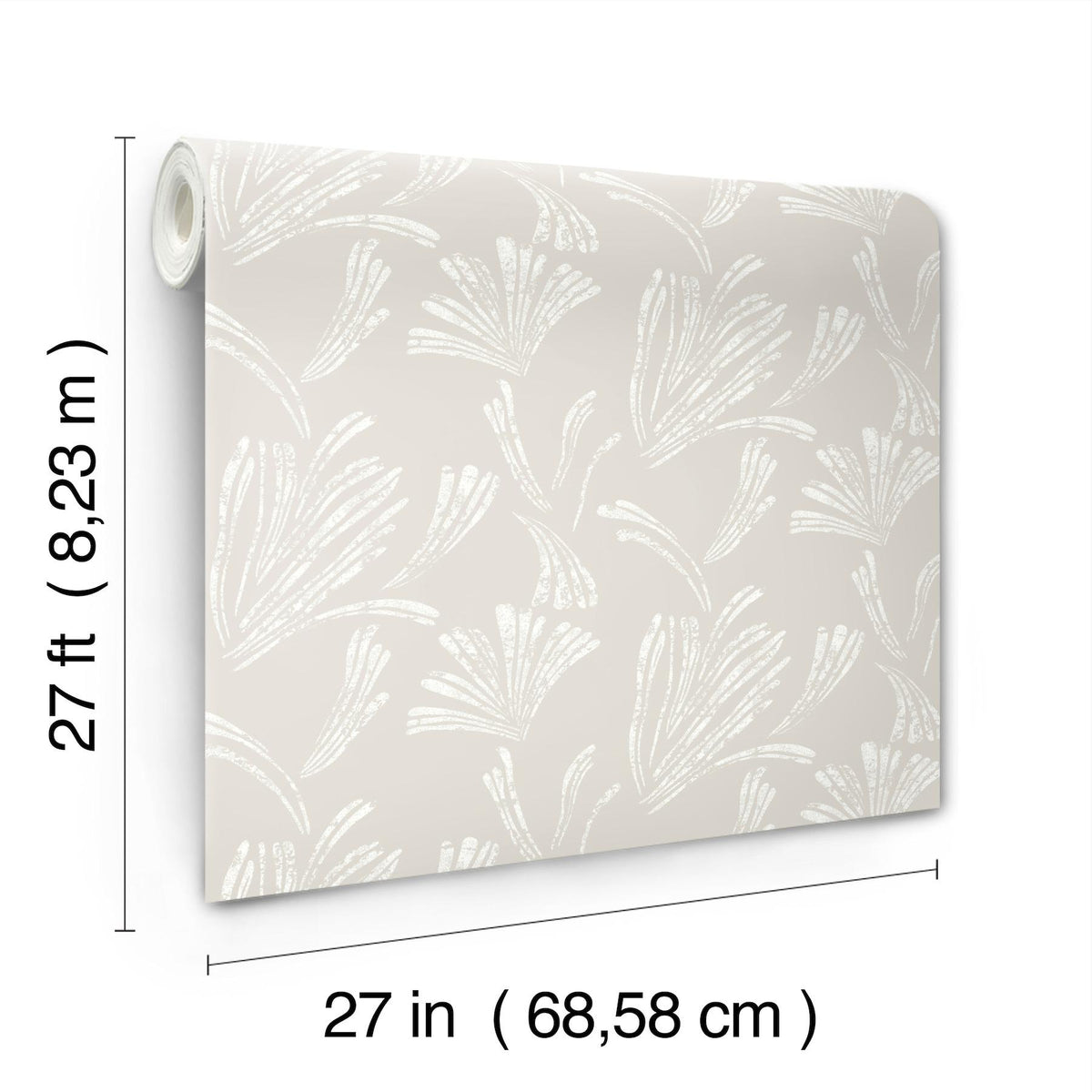 A-Street Prints Ermine Dove Abstract Wallpaper