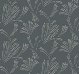 A-Street Prints Ermine Teal Abstract Wallpaper