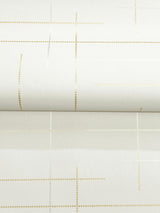 A-Street Prints Wylie Metallic Dotted Gridlines Wallpaper