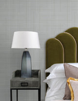A-Street Prints Wylie Light Blue Dotted Gridlines Wallpaper