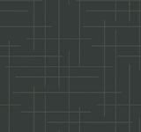A-Street Prints Wylie Teal Dotted Gridlines Wallpaper