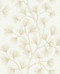 A-Street Prints Kismine Gold Botanical Trail Wallpaper