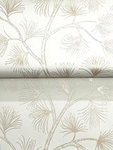 A-Street Prints Kismine Gold Botanical Trail Wallpaper