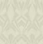 A-Street Prints Allenby Pearl Flocked Wallpaper