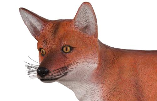 Phillips Collection Red Fox Sculpture Gel Coat Accent