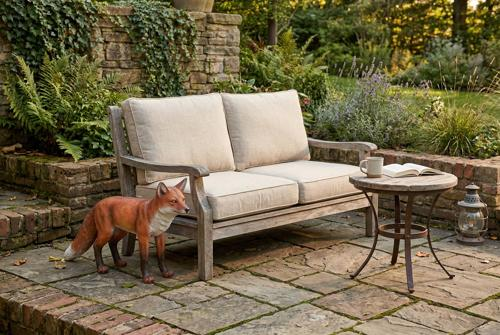 Phillips Collection Red Fox Sculpture Gel Coat Accent
