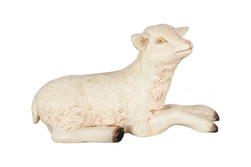 Phillips Collection Goat Sculpture Laying Gel Coat Accent