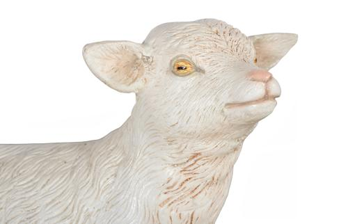 Phillips Collection Goat Sculpture Laying Gel Coat Accent